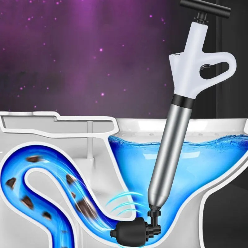 Plunger Toilet - Pneumatic Toilet Dredger Stainless Steel High