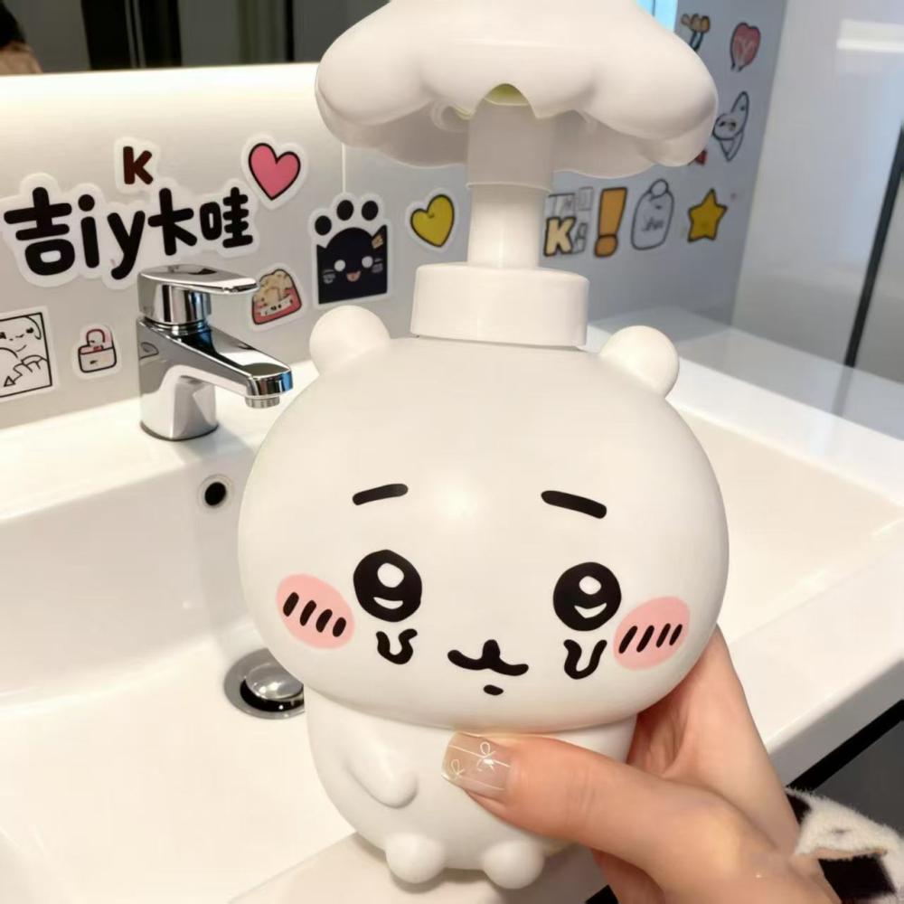 Home Edit Bathroom Storage - Cute Hachiware Chiikawa Dispensing Bottles Kawaii
