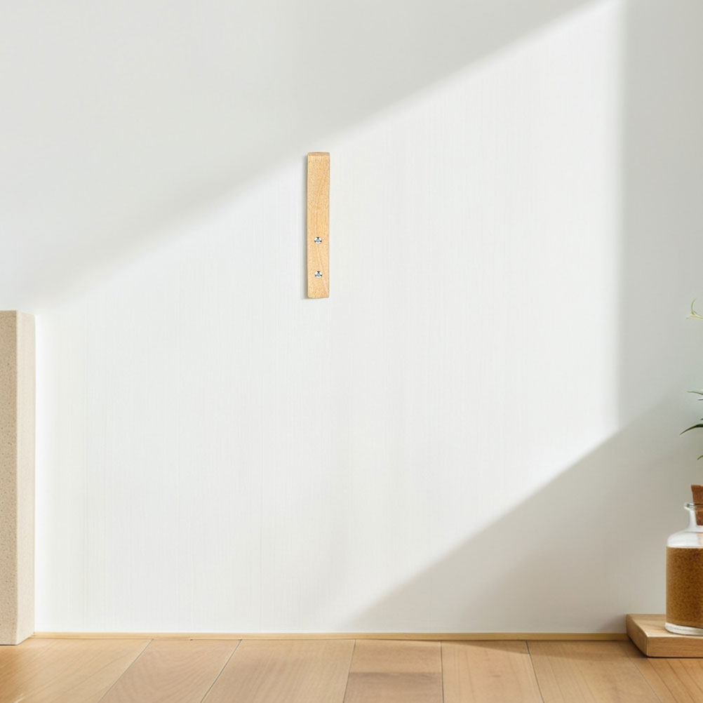 Rustic Wooden Wall Hook Single - Home Bathroom Organizer 评论和价格