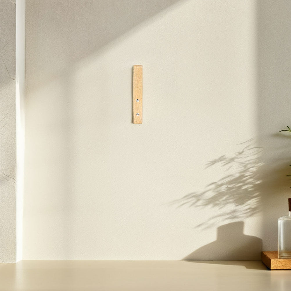Rustic Wooden Wall Hook Single - Home Bathroom Organizer 评论和价格