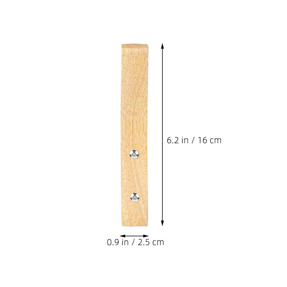Rustic Wooden Wall Hook Single - Home Bathroom Organizer 评论和价格