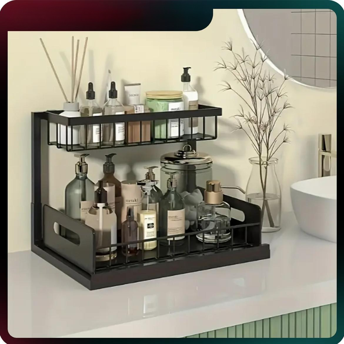 Heavy Duty Pull Out Cabinet Or - Home Bathroom Organizer 评论和价格