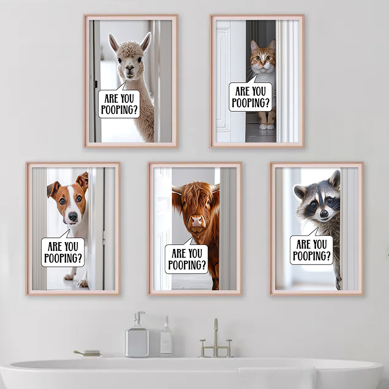 Cute Moving ‘Are You Pooping?’ - Home Bathroom Trends 评论和价格