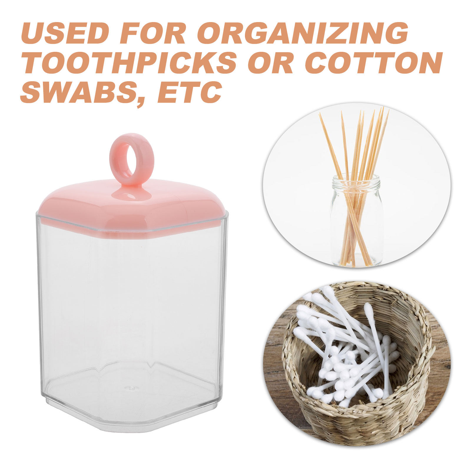 Desktop Cotton Pad Storage Box - Home Essentials Bathroom Storage 评论和价格