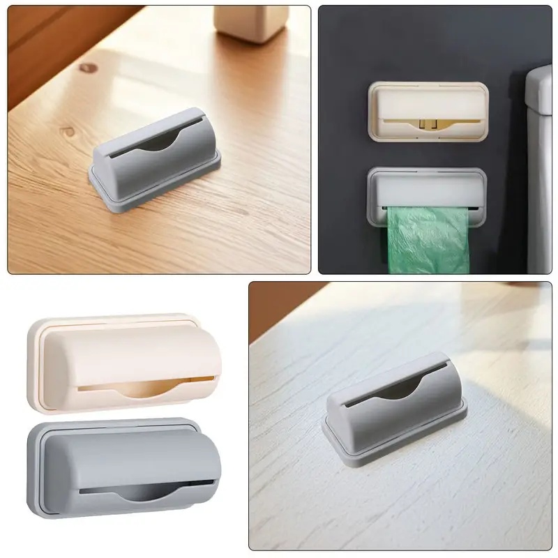 1/2/3/4Pcs Wall-Mounted Trash  - Home Bathroom Organizer 评论和价格