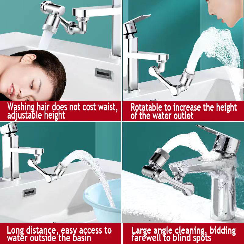 Universal 1080°Rotatable Adjus - Basin Mixer Tap 评论和价格