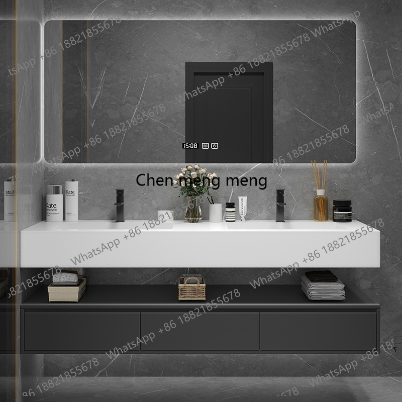 Black Lighting Shelf Bathroom  - Home Bathroom Vanity Combo 评论和价格