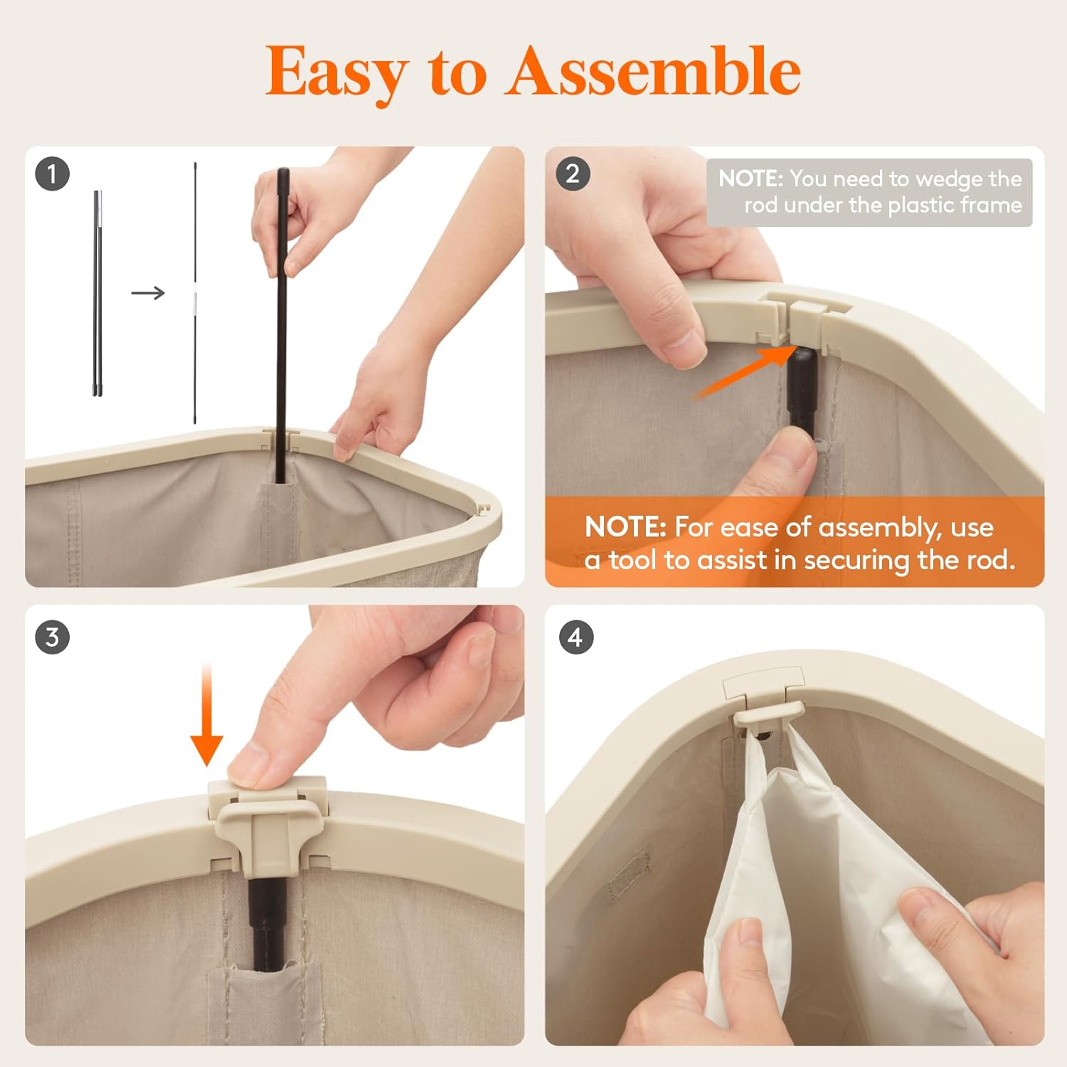 Extra Large Plastic Laundry Ba - Home Essentials Bathroom Storage 评论和价格