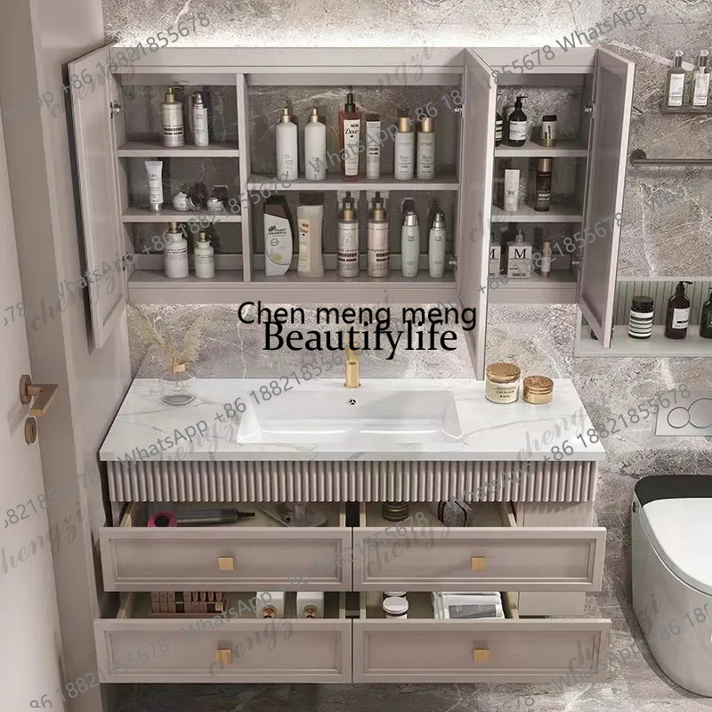03 Luxury French Cream Style B - Home Bathroom Vanity Combo 评论和价格